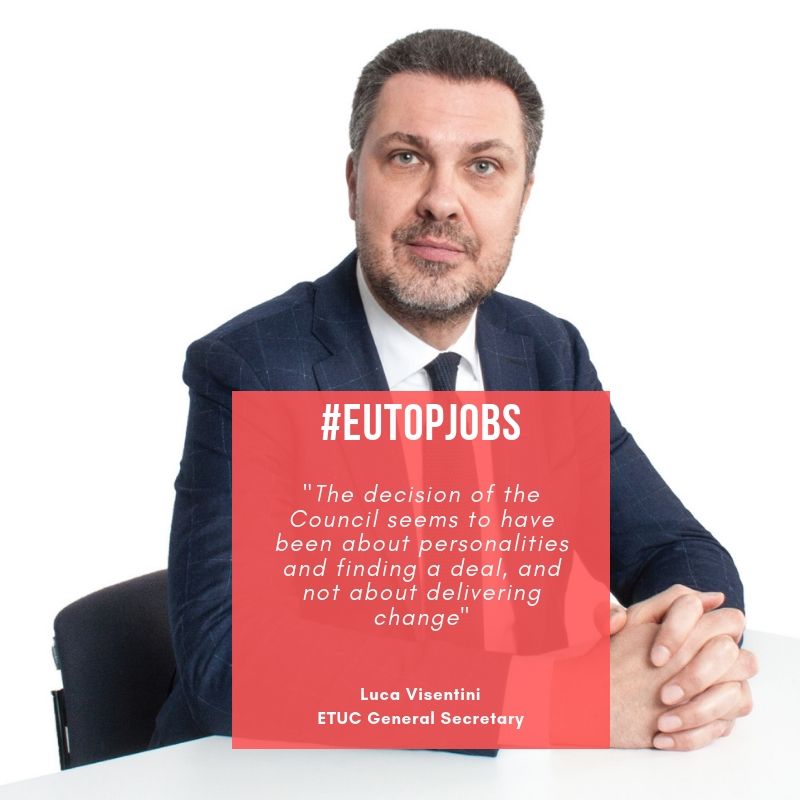 ETUC on EU Top Jobs ETUC